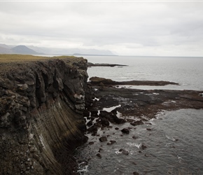 Our coffe stop was in Arnarstapi. Here you could walk to the cliffs to admire the baslat columns