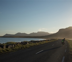 Sharon passes Ólafsvík beach