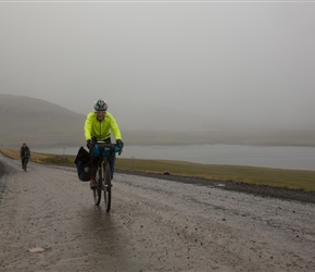 After the climb, Lorna heads east