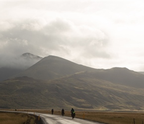 Towards the climb along route 60