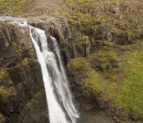 Waterfall at the start of the first climb away from Skorradalsvatn