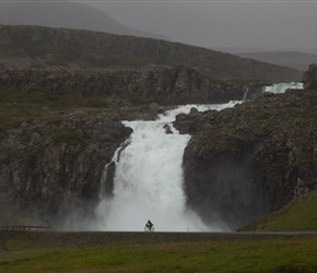 The cloud cleared to reveal Fossa Waterfall