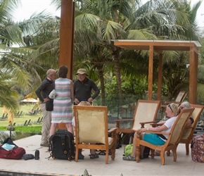 All gathered together for a bus trip and walk about in Colombo