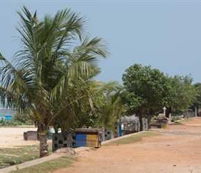 Through Port Pedro. We all went to the lighthouse which was pretty non descript then returned back along the coast road