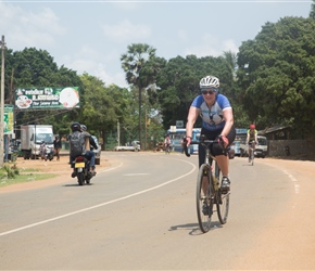 Dianne leaves the lunch stop