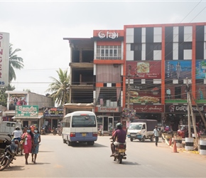 Passing through Eppiwala. These towns are quite frenetic to cycle through but I always felt quite safe as speeds are low