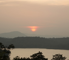 We finished at the Giritale Hotel where the sunset could be seen fromm the terrace