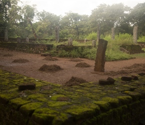 One of the few ruins seen outside the major centre, just off the road at Kumaraalle