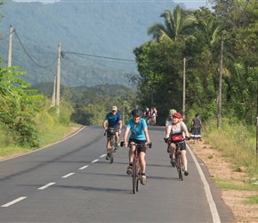 Sharon et al set out from Tikiri Villa