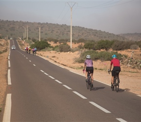 Lynne and Rob Davenport head towards Souk El Arba Du Sahal