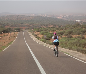 Alison heading for Souk El Arba Du Sahal