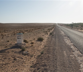 The road from Massa to Aglou was featureless and seemingly went on for ever