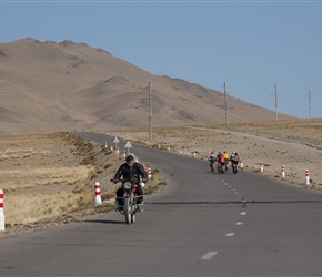 Not a lot of traffic on this road aside the odd smiley motorcyclist