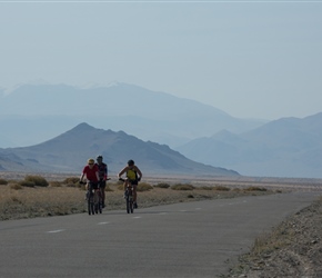 Chris and Shirley. You could see for miles along this road