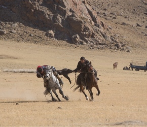 Kukbar- Goat skin competition-Tug of War