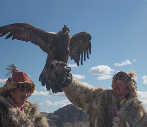 Mountain winner of the eagle festival