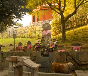 Small shrine near Starbucks in Nara