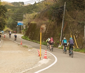 Having gone along the valley, we turned left to start the long second climb