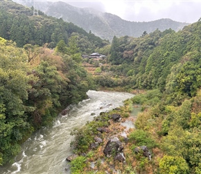 View along the river