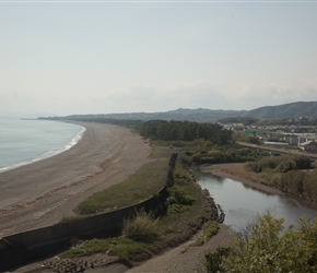 Kotogahama Beach from the cyclepath