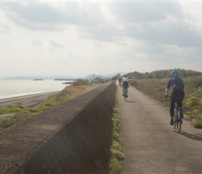 Rob on the cyclepath