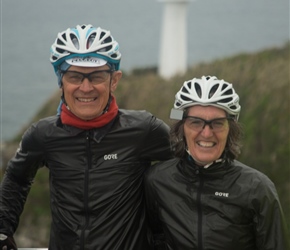 Rob and Lynne at Cape Ashizuri 