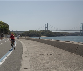 Keith along the north shore of Oshima Island