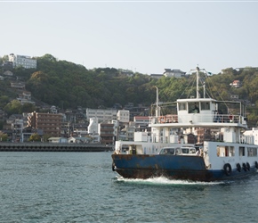 We had to take a ferry over the Onomichisuido Strait at the end as the bridge is too narrow for cyclists