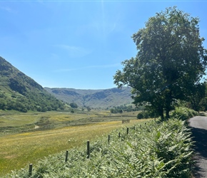 We took the in and out ride into Swinedale, now rewilded, so the river meanders now to encourage wildlife