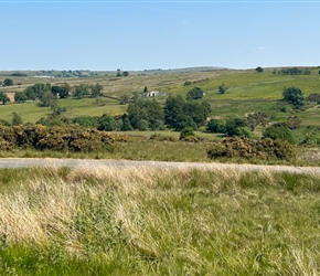 Heading topwards Shap on a concrete road. Built for the resevoir, practically car free