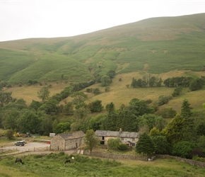 View of the Eastern Howgills from the Sedbergh Road