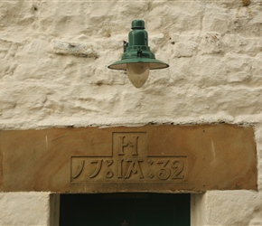 Entrance plinth for the Temperance tearooms