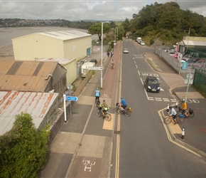 Heading back to Tavistock, the cycle infrastructure in Plymouth was pretty good