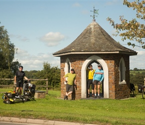 Lester, Andy, Will and Simon at Jacobstowe