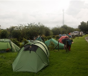 Finishing at Okehampton YHA, we pitched our tents for the last time by the railway tracks