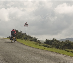 Heading to Mary Tavy and the finish