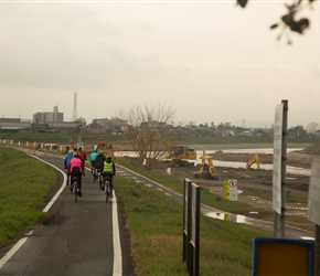 Throughout the trip, there was a lot of evidence of the Japanese putting in infrastructure to control the watercourses