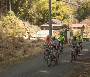 The peleton were following