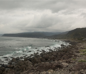 Along the west coast. The road runs very close to the coast giving great views