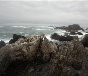 The most southerly point. The sea bed drops precipitously from here, deep into the sea and is on a fault line