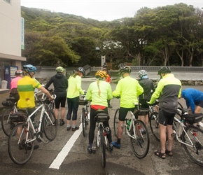 Ken giving his briefing before we set off from Cape Ashizuri