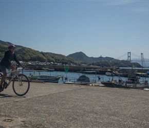 Christine passes Mukunaminato Park and harbour