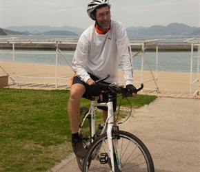 Kevin gets ready to lead us for the final time from Sunset beach park