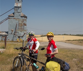 David and Christine on the Tetonia to Ashton Cycleway