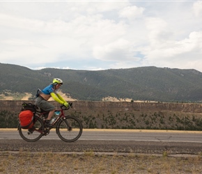 Geoff passes Pallisades Recreational Area