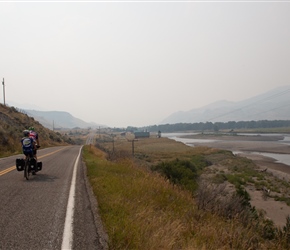 Phil and Verna along the Yellowstone River