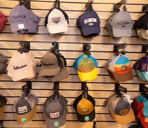 Hats at Fishing Bridge Store