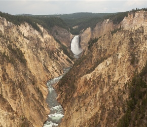 Upper Falls of Canyon from Artists Point