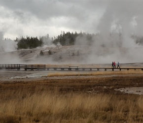 Boardwalk at Norris Geyser Basin