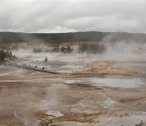 Boardwalk at Norris Geyser Basin